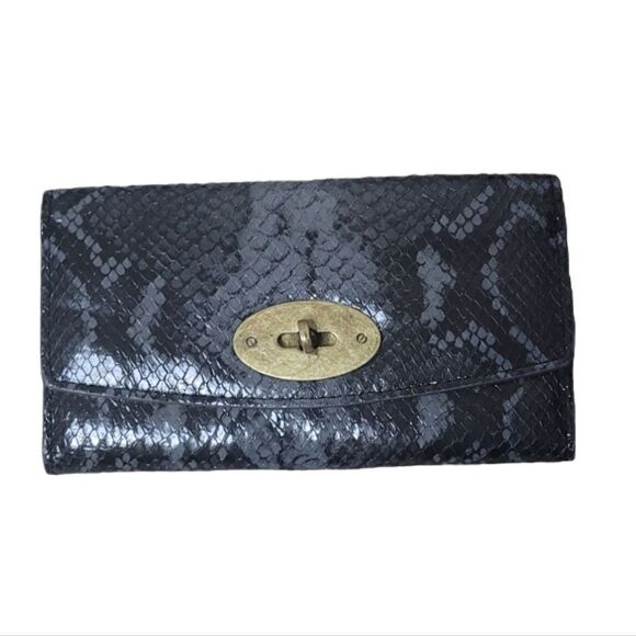 Clark's Grey Snakeskin Wallet - Picture 1 of 4